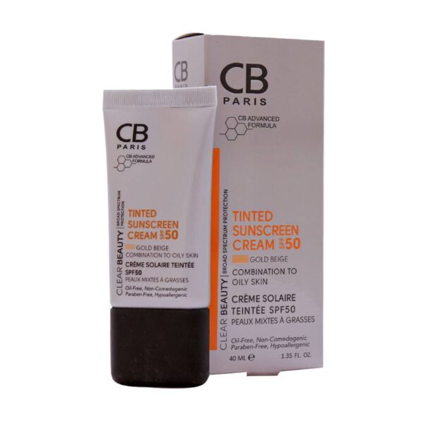 کرم ضد آفتاب SPF50 پوست مختلط تا چرب سی بی پاریس ۴۰ میلی لیتر - Image 3
