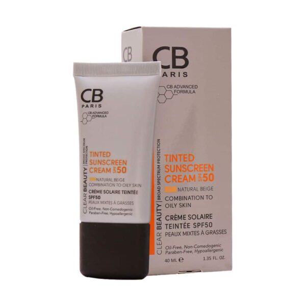 کرم ضد آفتاب SPF50 پوست مختلط تا چرب سی بی پاریس ۴۰ میلی لیتر - Image 4