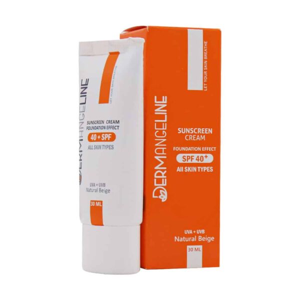 ضد آفتاب کرم پودری SPF40 درم انجلین مناسب انواع پوست - Image 3