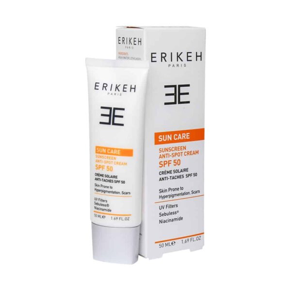 کرم ضد آفتاب و ضد لک SPF50 اریکه ۵۰ میلی لیتر