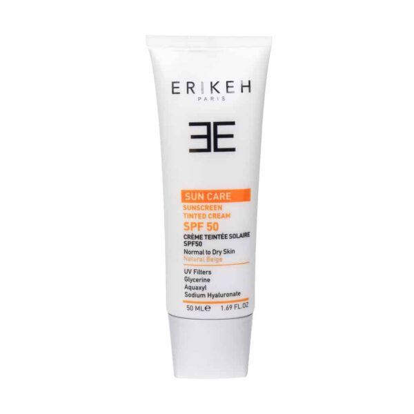 ضد آفتاب رنگی SPF50 مناسب پوست خشک و نرمال ۵۰ میلی لیتر اریکه