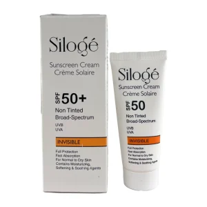 کرم ضد آفتاب بی رنگ مخصوص پوست خشک و نرمال SPF50 سیلوژه ۴۰ میلی لیتر