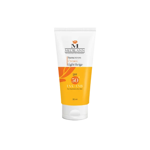 کرم ضد آفتاب SPF50 مدیلن حجم ۵۰ میلی لیتر