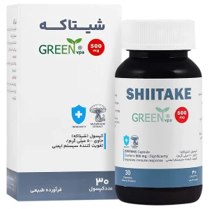 کپسول شیتاکه گرین وی پی ای وارنا پژوهش آریا ۳۰ عددی