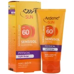 کرم ضد آفتاب فیزیکال SPF60 بژ روشن پوست حساس سنسی سول آردن 50 میلی لیتر