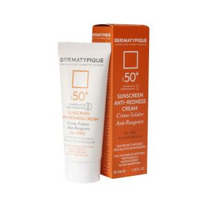 کرم ضد آفتاب ضد قرمزی فاقد چربی SPF50 درماتیپیک 40 میلی لیتر