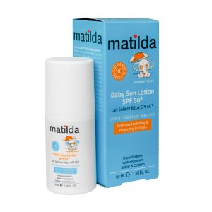 لوسیون رولی ضد آفتاب کودک +SPF 50 ماتیلدا 50 میلی لیتر